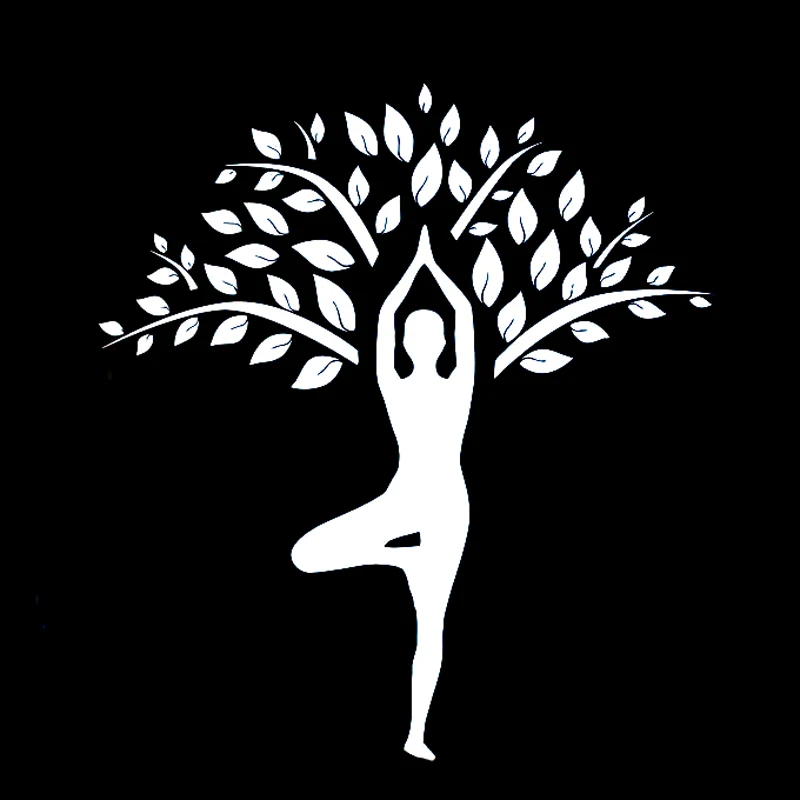 Наклейки на окна автомобиля водонепроницаемые черные/белые 15 х14 см