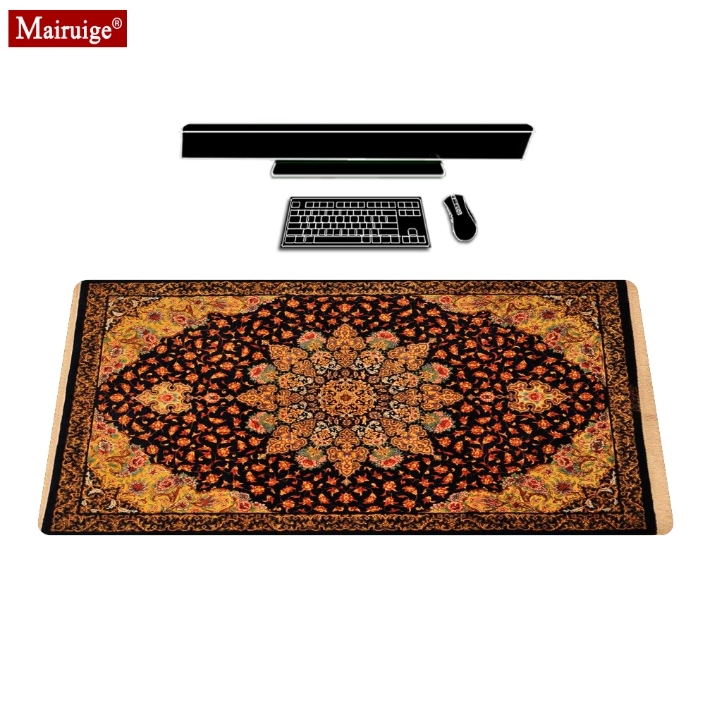 

900x400/800X300mm Persian Rug Mousepad Large Custom Best Gaming Mouse Pad DIY Custom Bohemian Style Pads Keyboard Pad Desk Mat