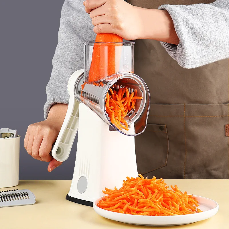 

Kitchen Multifunction Shredder Vegetable Cut Grater Potato Slice Potato Tower Upscale White Vegetable Cutter Kitchen Gadgets