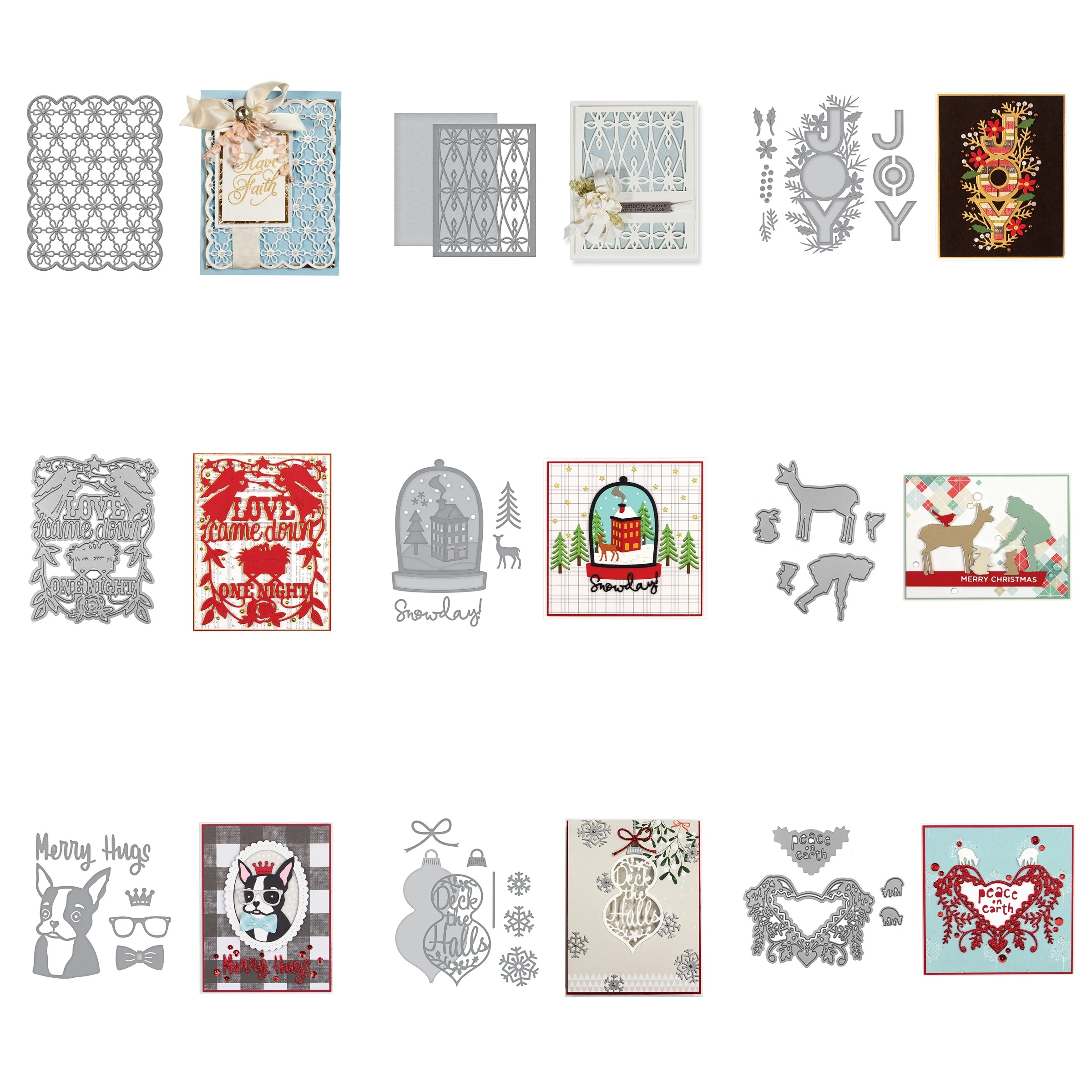 

Новые металлические Вырубные штампы и Скрапбукинг для изготовления бумаги, рождественское фото, тиснение без рамки штампа, карточное ремес...