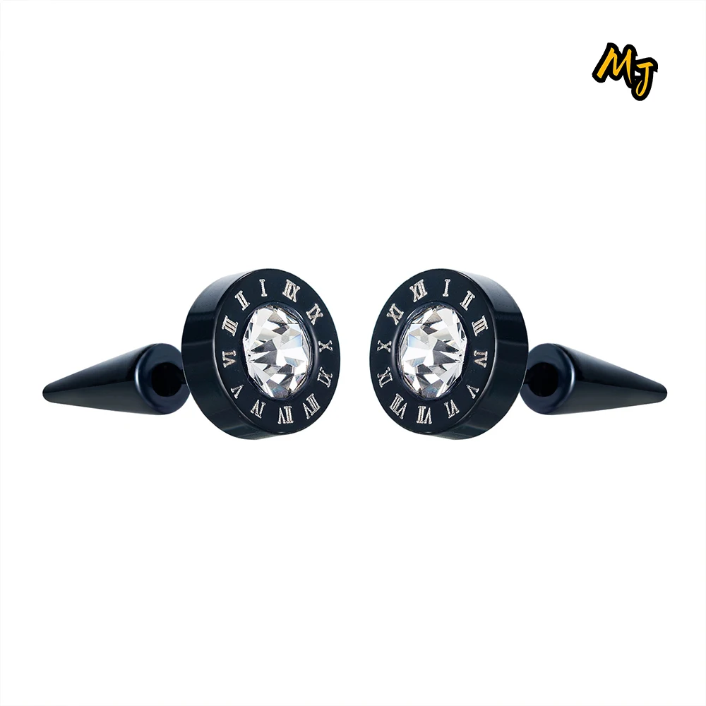 

Simple And Trendy Men's Fashion Hiphop Stainless Steel Street Personality Cool Student Earrings Accessories
