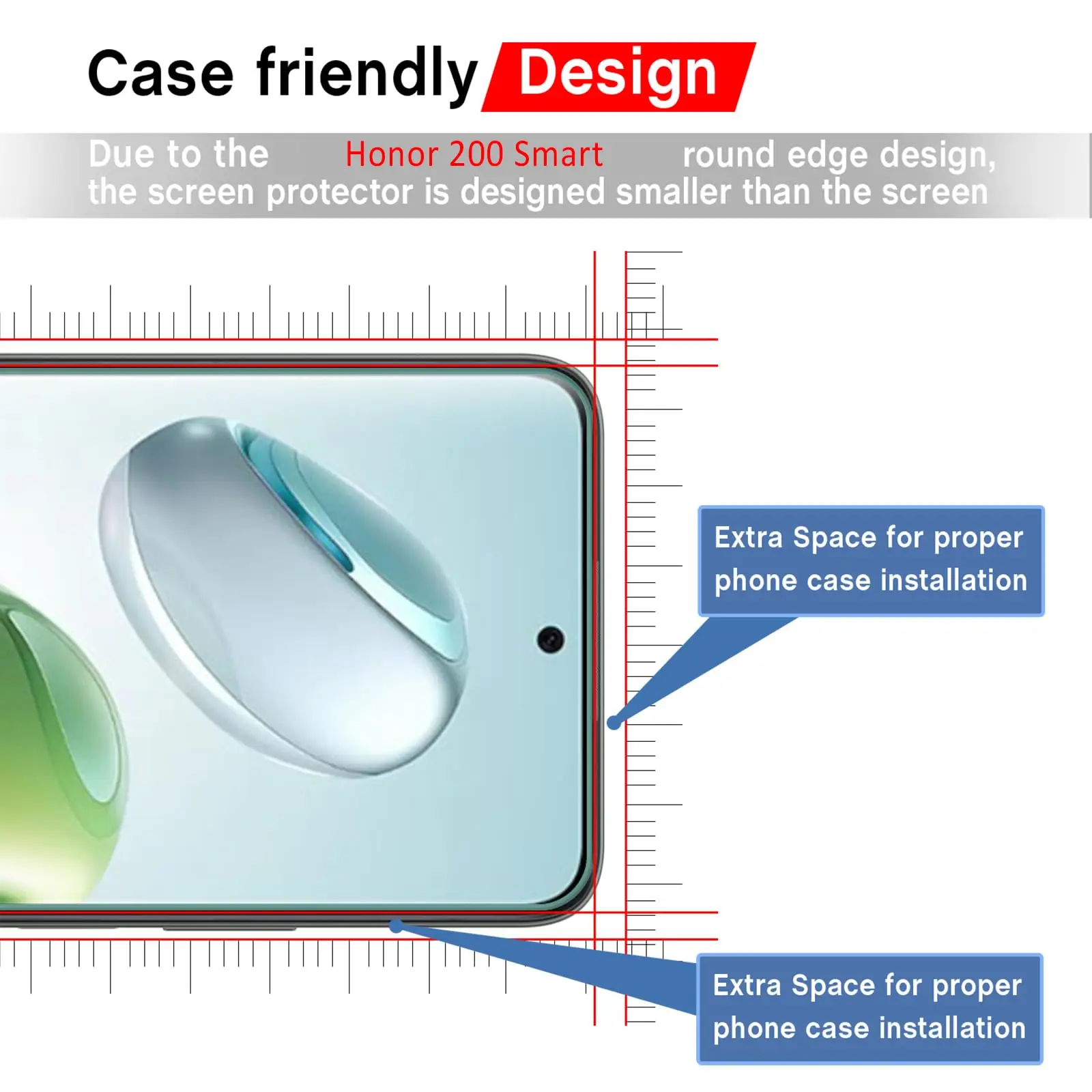 Защита экрана для Honor 200 Smart 6 8 дюйма закаленное стекло HD Crystal слюда 9H