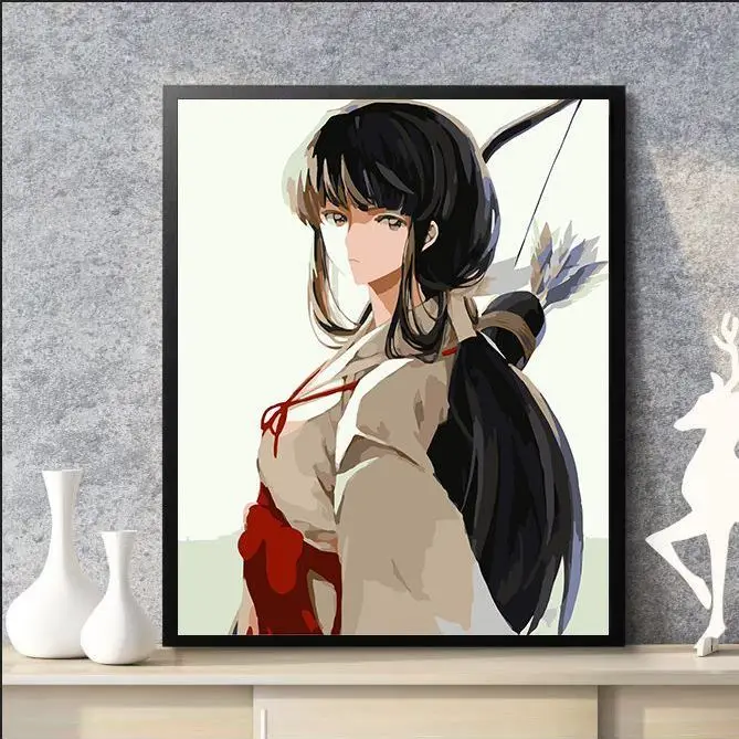 

4071Ann-Tulip diy Цифровая масляная живопись, картина маслом, акриловая Цветочная живопись, взрыв, ручная работа, пейзаж, живопись