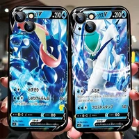 anime pokemon cards for apple iphone 13 12 11 pro max mini x xr xs max se 6 6s 7 8 plus phone case liquid silicon tpu coque