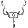 Новое двойное ожерелье в виде змеи для пар новое готическое массивное Ретро