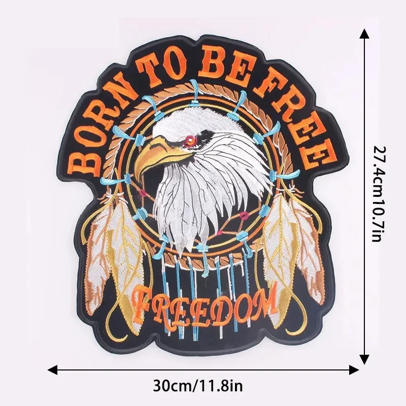 Вышитая Нашивка В Стиле Панк-рок сделай Сам Большой Байкерский Маршрут 66