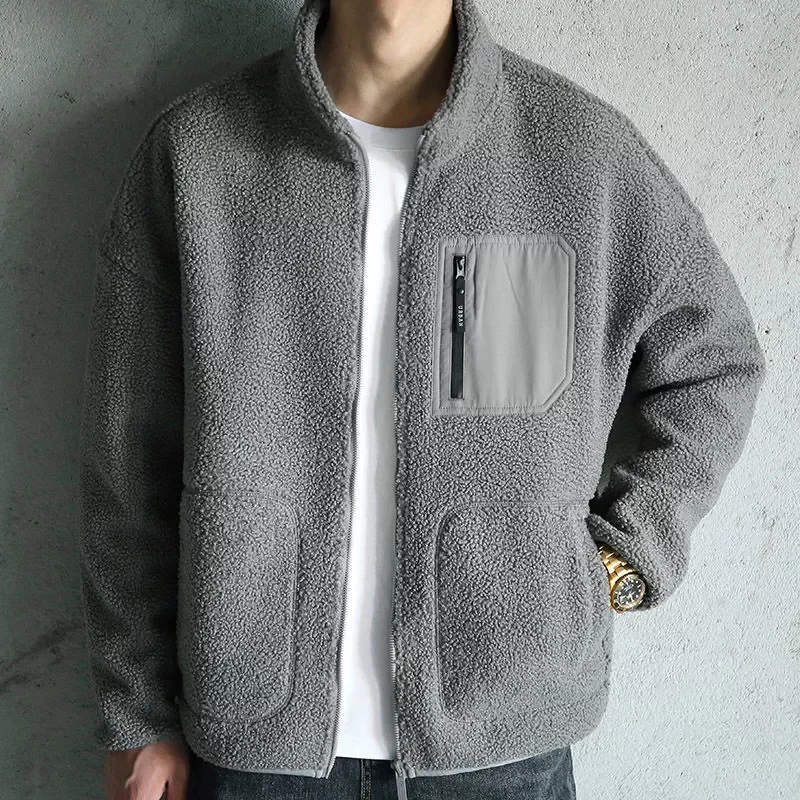 

Новинка, осенне-зимняя куртка на молнии с длинным рукавом, Повседневная стильная верхняя одежда