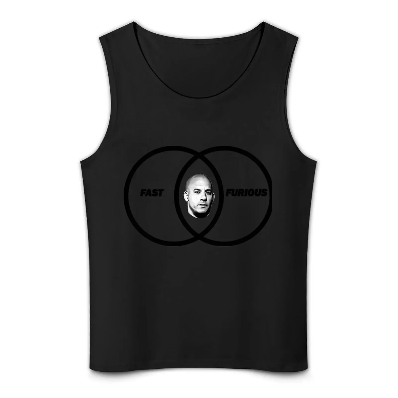 Vin Diagram Майка без рукавов для мужчин Рабочий жилет Мужские товары спортзала