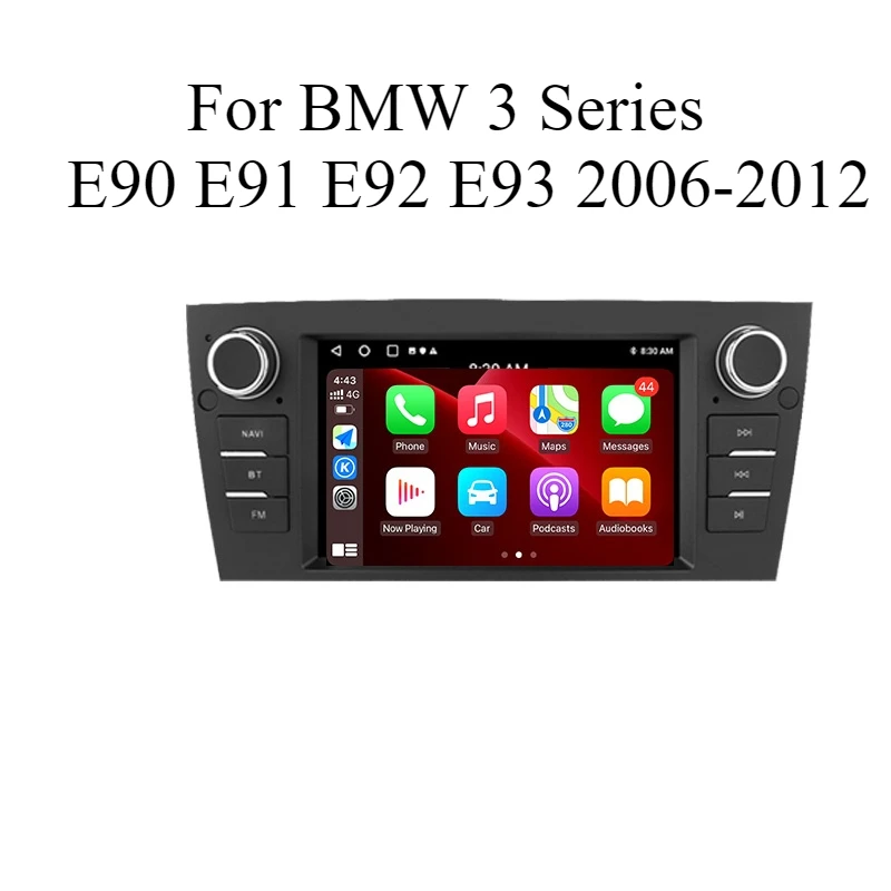 Android 13 для BMW 3 серии E90 E91 E92 E93 2006-2012 экран радио мультимедиа беспроводной стерео 2 Din