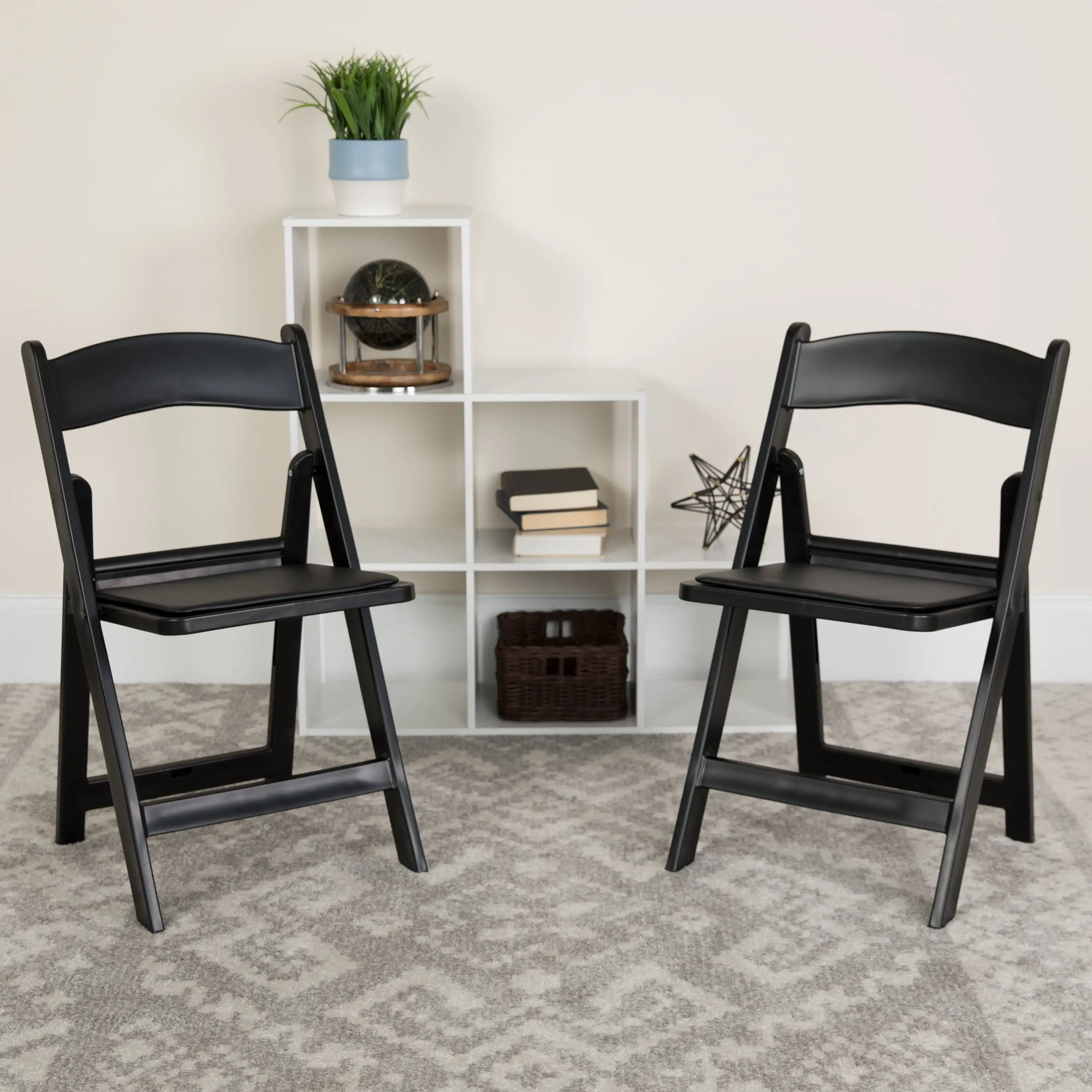 

Resin Folding Chair (2 Pack), Black