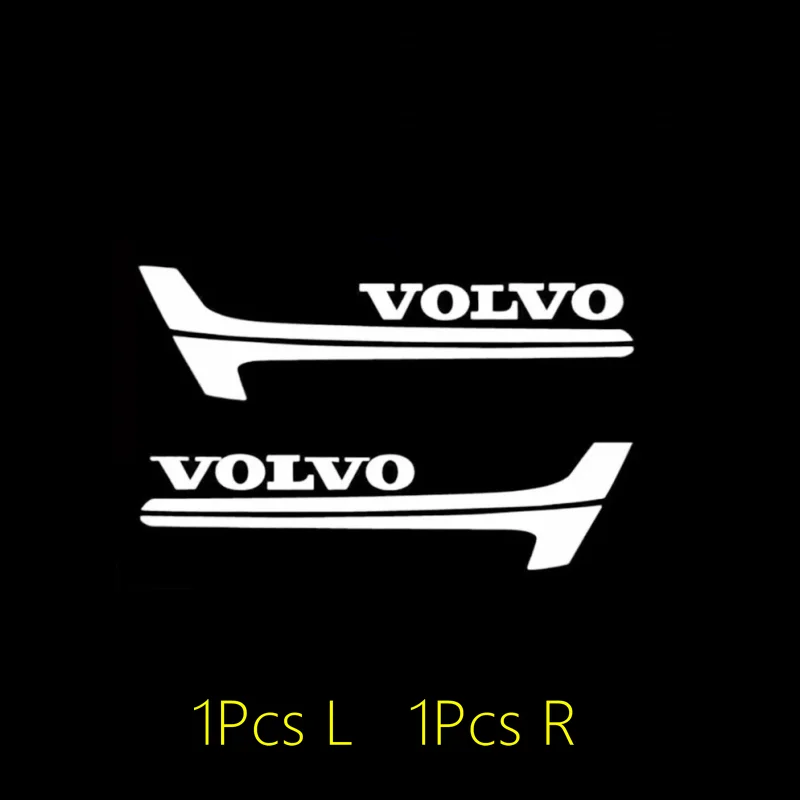 

2 шт. Автомобильный светодиодный дверной светильник для Volvo, аксессуары XC40 XC60 XC90 S60 S90 V40 V60 V90, проектор с логотипом Ghost Shadow Light Auto