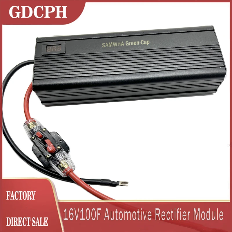 

SAMWHA Green-Cap 16V100F Автомобильный выпрямительный модуль 2,7V600F 6 шт. соединение резервного питания большой емкости с вольтметром