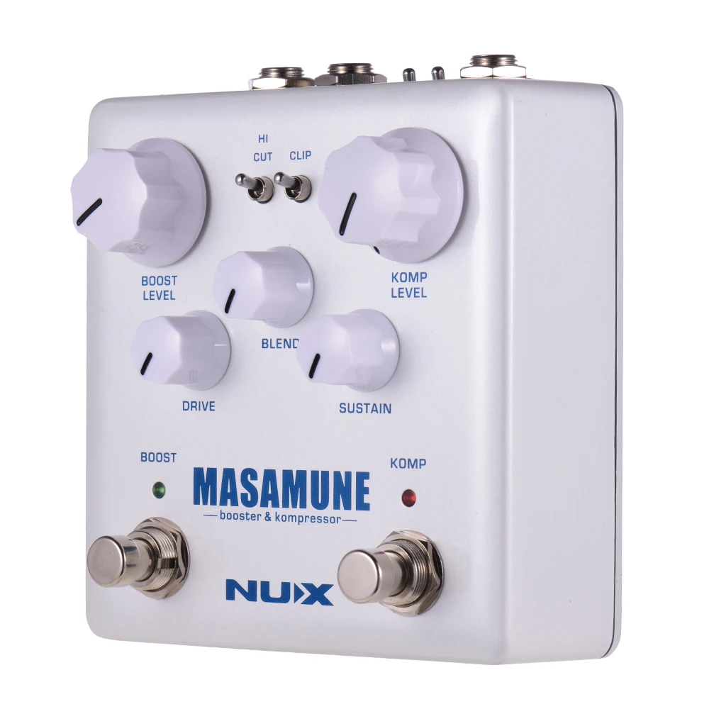

NUX Masamune Booster & Kompressor Analog Boost Compressor Guitar Effect Pedal Dual Footswitch True Bypass NBK-5