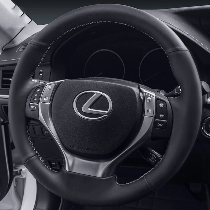

Чехол на руль автомобиля из искусственной кожи для Lexus ES250 ES300h GS250 GS300h RX270 RX350 2013, чехол на руль