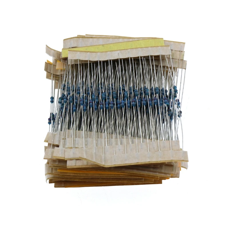 640Pcs 64Values 2W 1% 0.33R-1M Metal Film Resistor Kit Set |