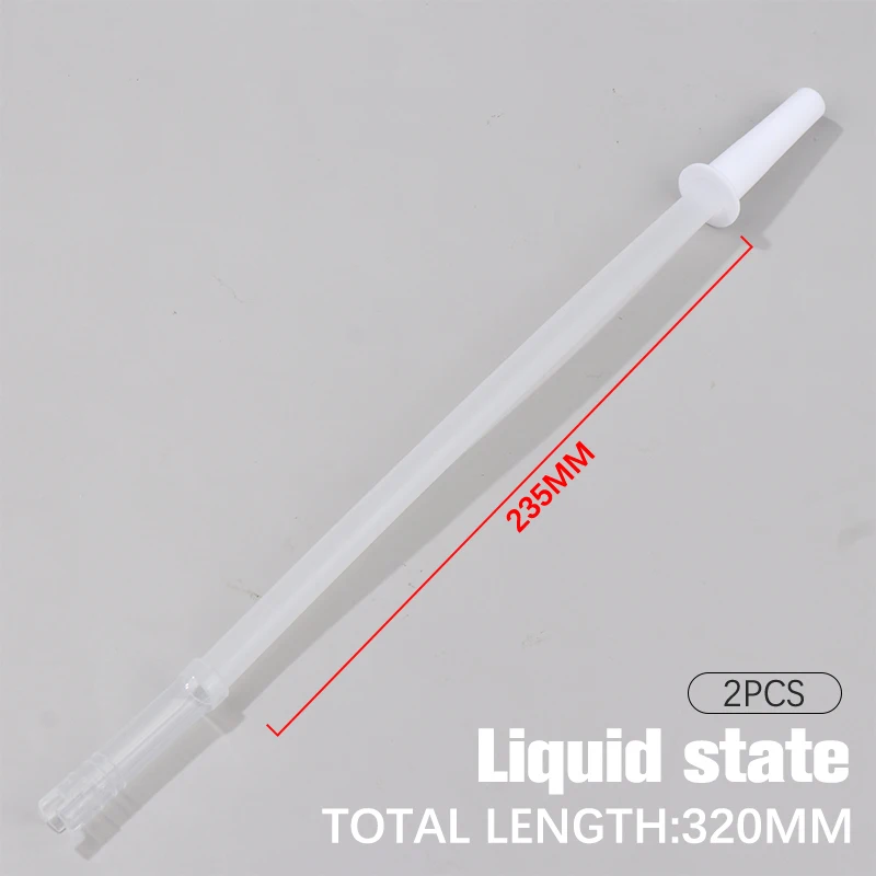 

2 шт., заменяющая соломка для бутылки из ПП+силикона