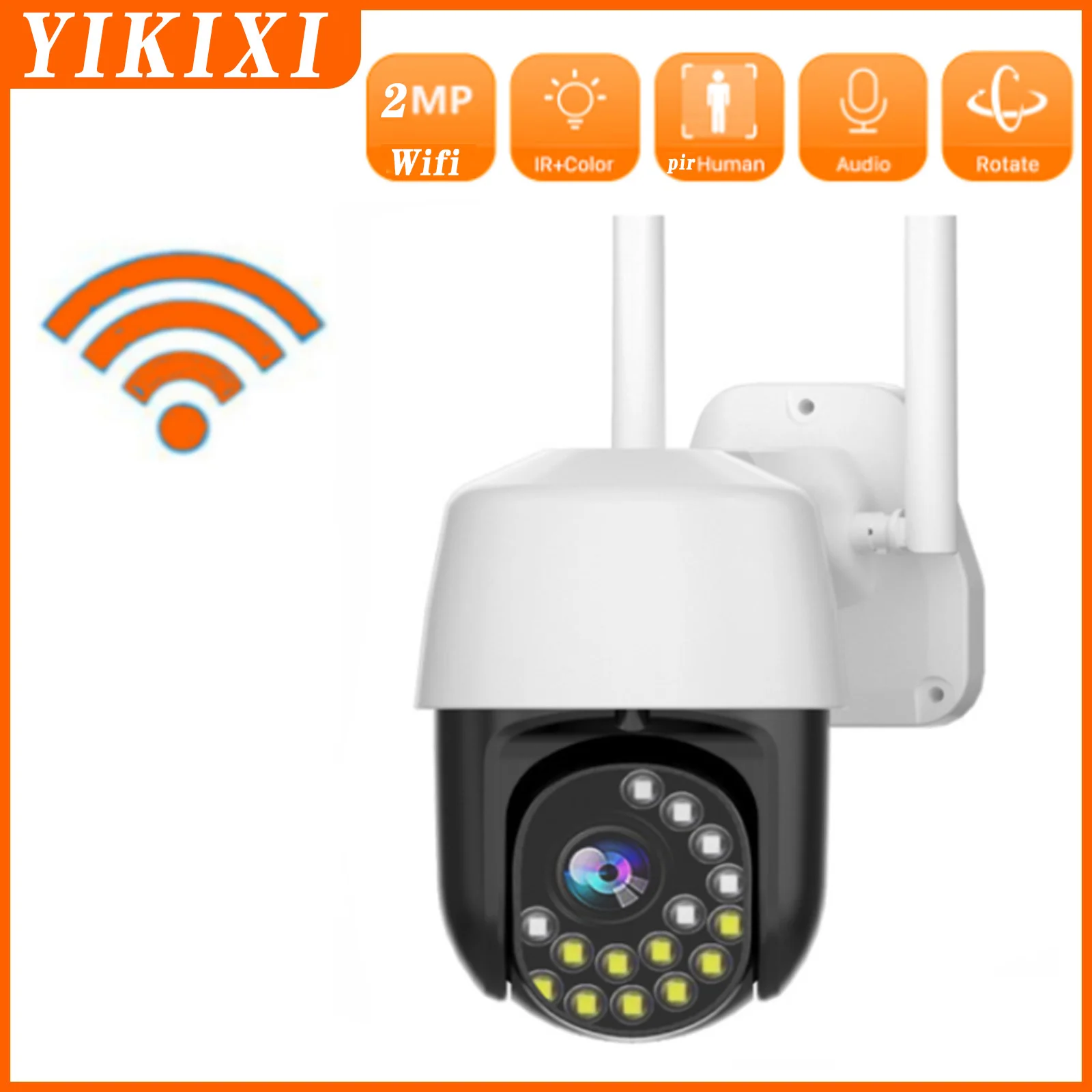 

Беспроводная сетевая HD-камера 2 Мп, Wi-Fi, ИК, обнаружение человека, ночное видение, HD Kamera, 10x оптический зум, IP66 водонепроницаемая ip-камера
