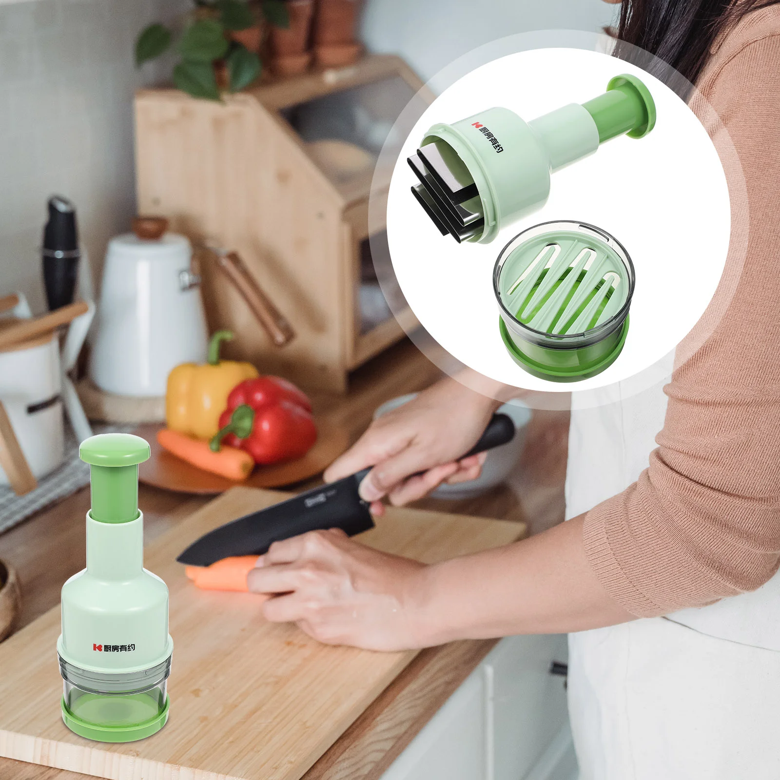 

Multi-functional Garlic Crusher Practical Garlic Presser Manual Garlic Crusher Garlic Masher for Shop Home