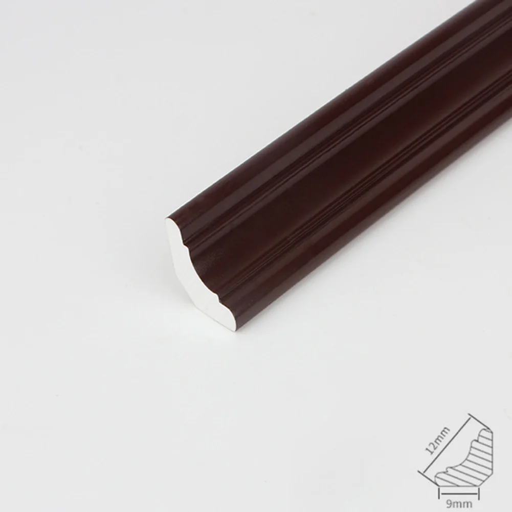 

1M Pvc Self-Adhesive Skirting Waist Line Background Border Strip Corner Decor For Tiles Wood Glass Plastic Metal Door Hardware