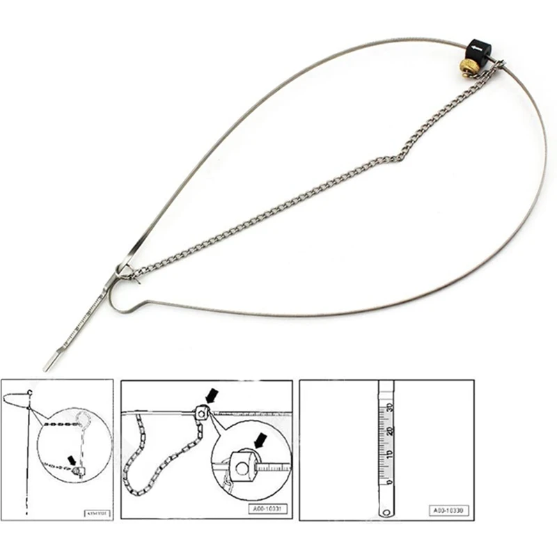 

Car Adjustable Oil Dipstick Gauge Tool For - A6 A5 A4 2.0L 3.2L 4.2L T40178