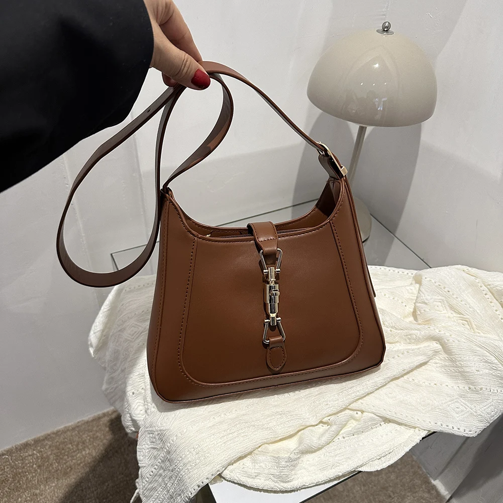 

Top Quality Vintage Luxury Brand Purses and Handbags Designer Leather Shoulder Crossbody Bags for Women Underarm Bag Sac A Main