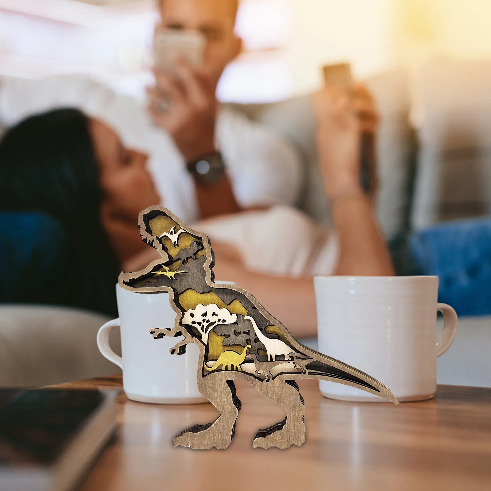 Стеклянное Рождественское украшение, деревянные поделки, креативное нординское животное, домашнее украшение, Loon, орнамент, садовая статуя ... (art.: 3920c04073da2) - 3920c04073da2