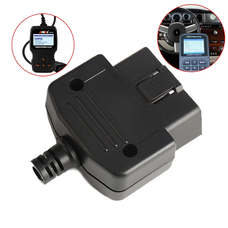 

1pc Car Accessories OBD2 16 Pin Male Shell Plug Adapter Connector Car Diagnostic Tool