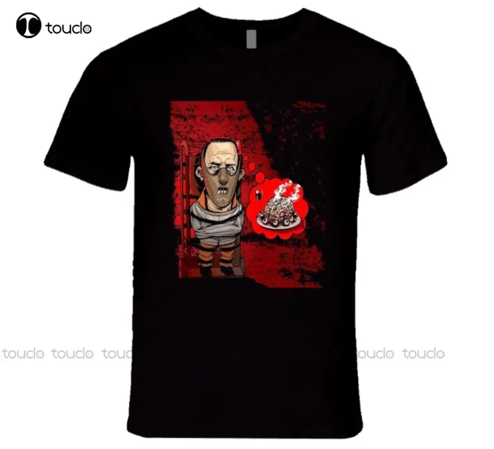 

Printed T-Shirt Men Cannibal, Brains Meal, Hungry for More1 T Shirt O-Neck T Shirt Custom aldult Teen unisex fashion funny new