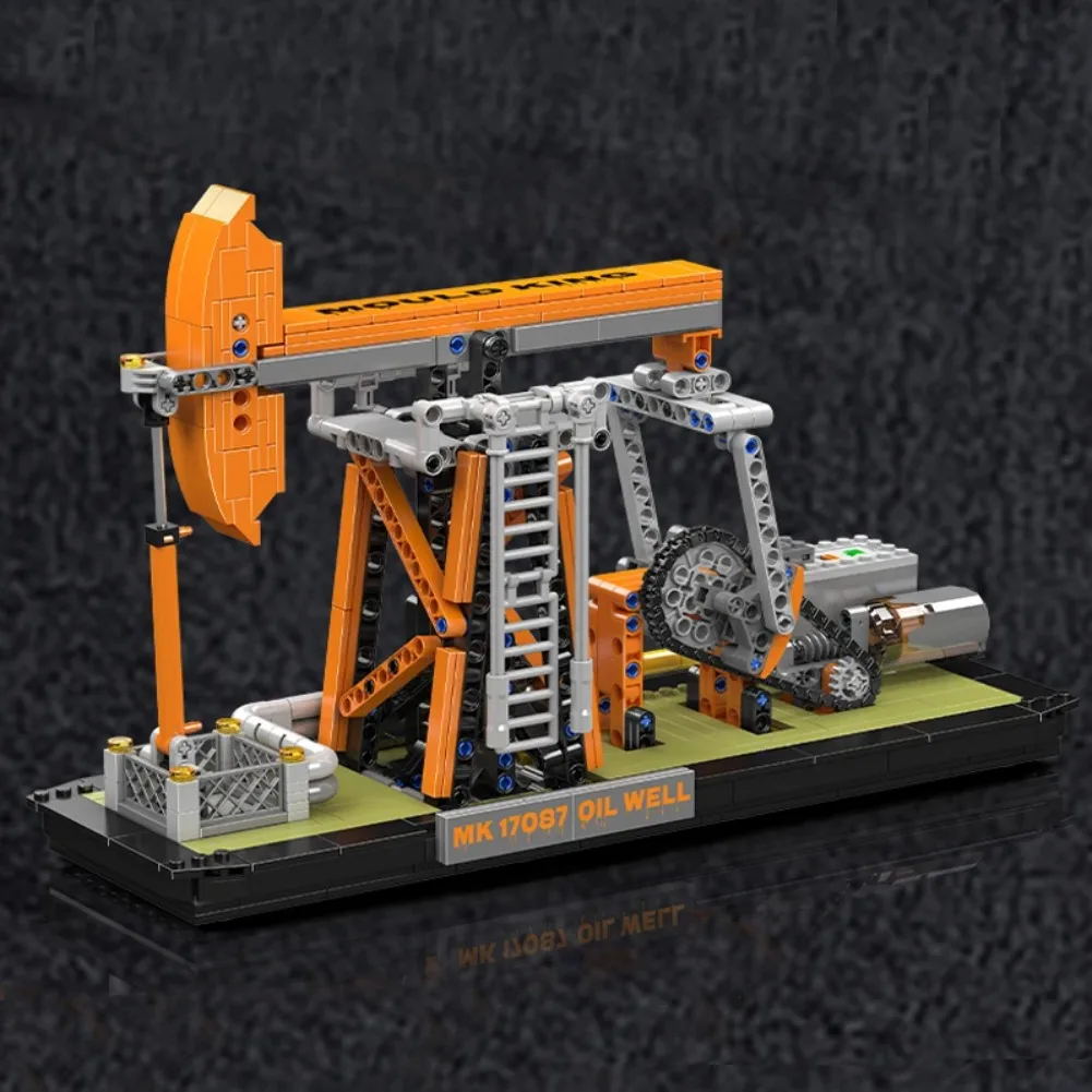 MOLD KING 17087 Масляная колодец Модель Технология MOC Engineering 840 шт. Строительные блоки Игрушка с электродвигателями (art.: 3920d3ff239a8) - 3920d3ff239a8