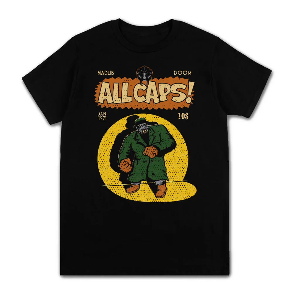 

Футболка Mf Doom в стиле хип-хоп, 100% хлопок, с графическим принтом, 3XL
