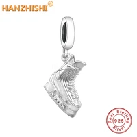 authentic 925 sterling silver shoes pendant charm bead fit original pan bracelet necklace birthday jewelry gift