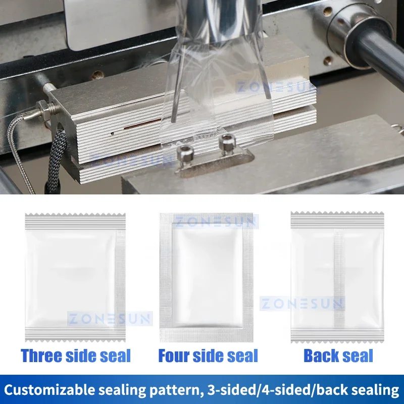 Упаковочная машина для конфет Zonesun вертикальная заполнения формы оборудование