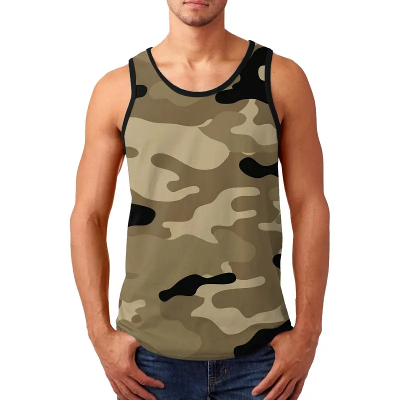 

Summer Casual Tank Top For Men 3D Print Gym Workout Muscle Sleeveless Space Pattern Top Tees Men Streetwear Beach Fashion Vest