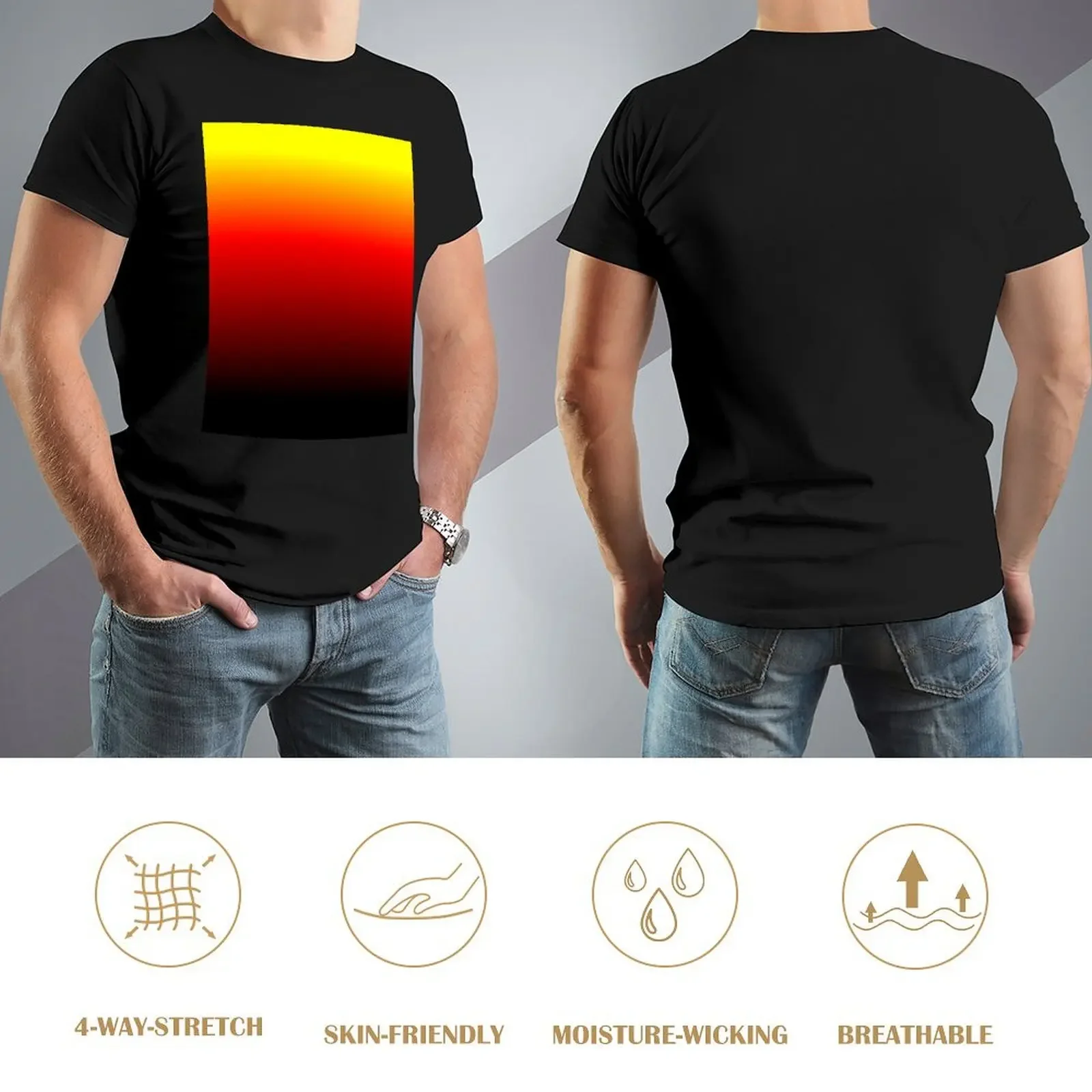 Футболка с изображением омбре и заката футболки рисунком рэпера милая одежда