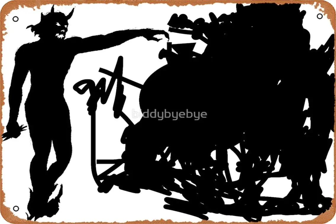 Плакат Дина Блант душа на огне ретро металлический жестяной винтажный Знак 12X8