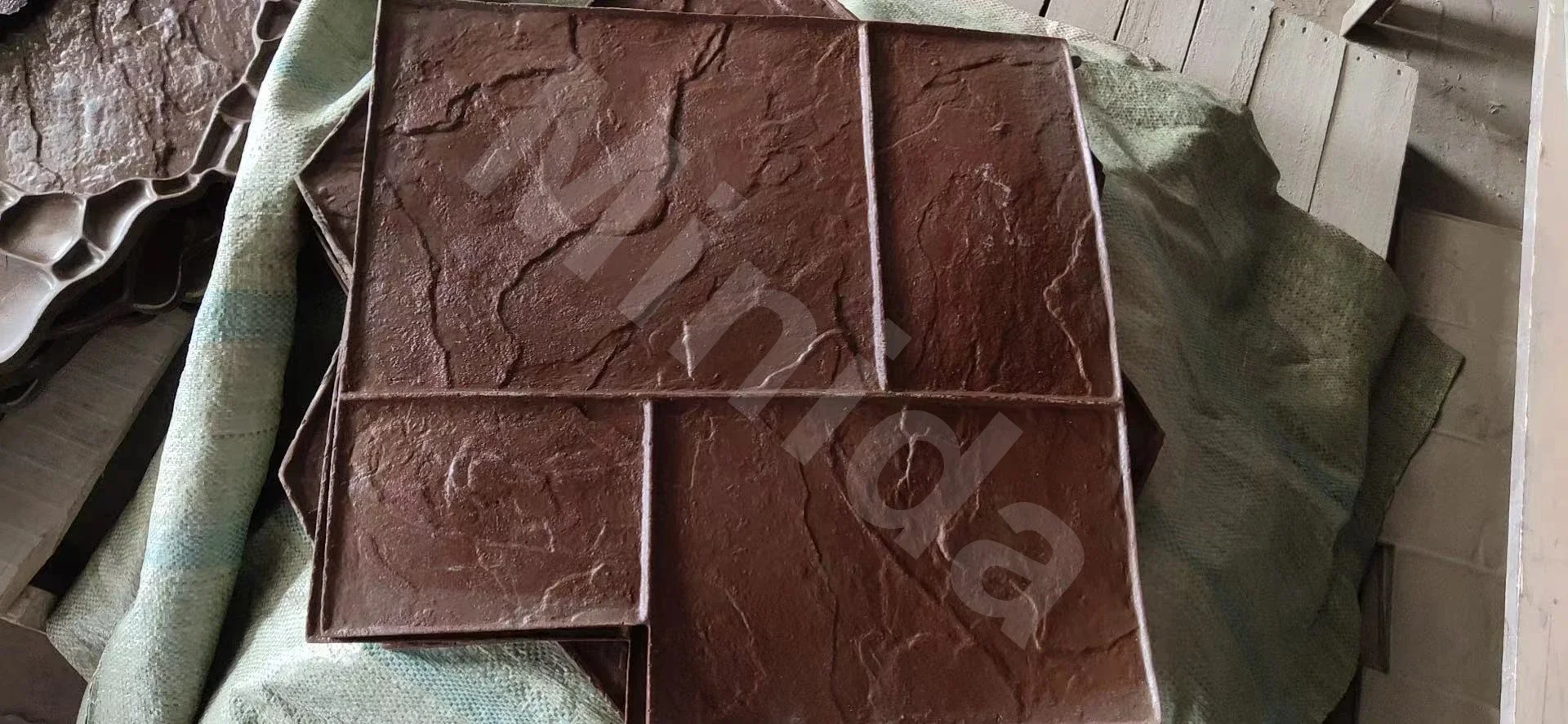 Декоративные штампованные веером штампы для Бетонного Пола с принтом текстуры