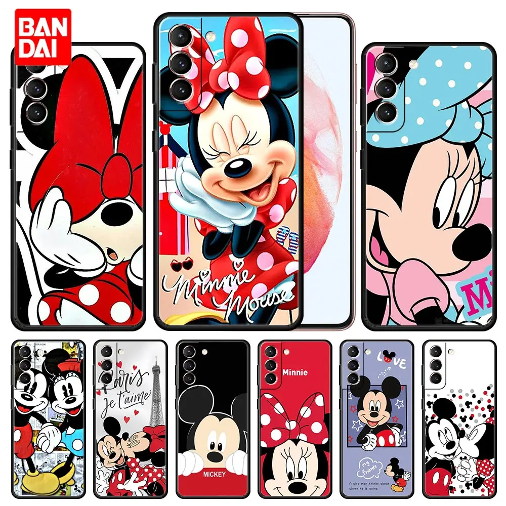

Shell Case for Samsung Galaxy S22 S21 S20 S10 Plus Ultra FE 4G 5G S22Plus S20Plus S21Plus Bag Capa Armor Mickey Minnie Mouse