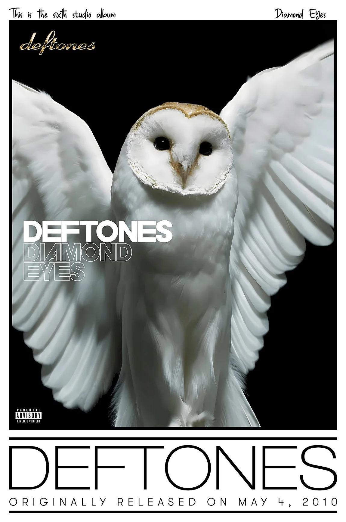 

Постер Deftones Diamond Eyes холст