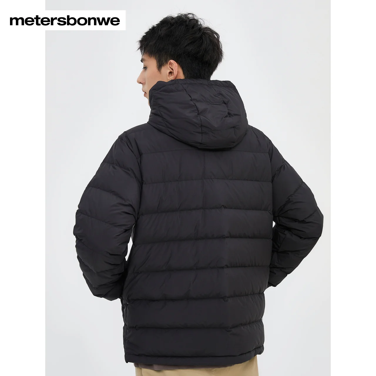 Metersbonwe Women's 22New Winter Men's Light Multi-Coloured Hooded 90%Down Jacket Solid Color Casual Ultra Light Thin Warm Wear