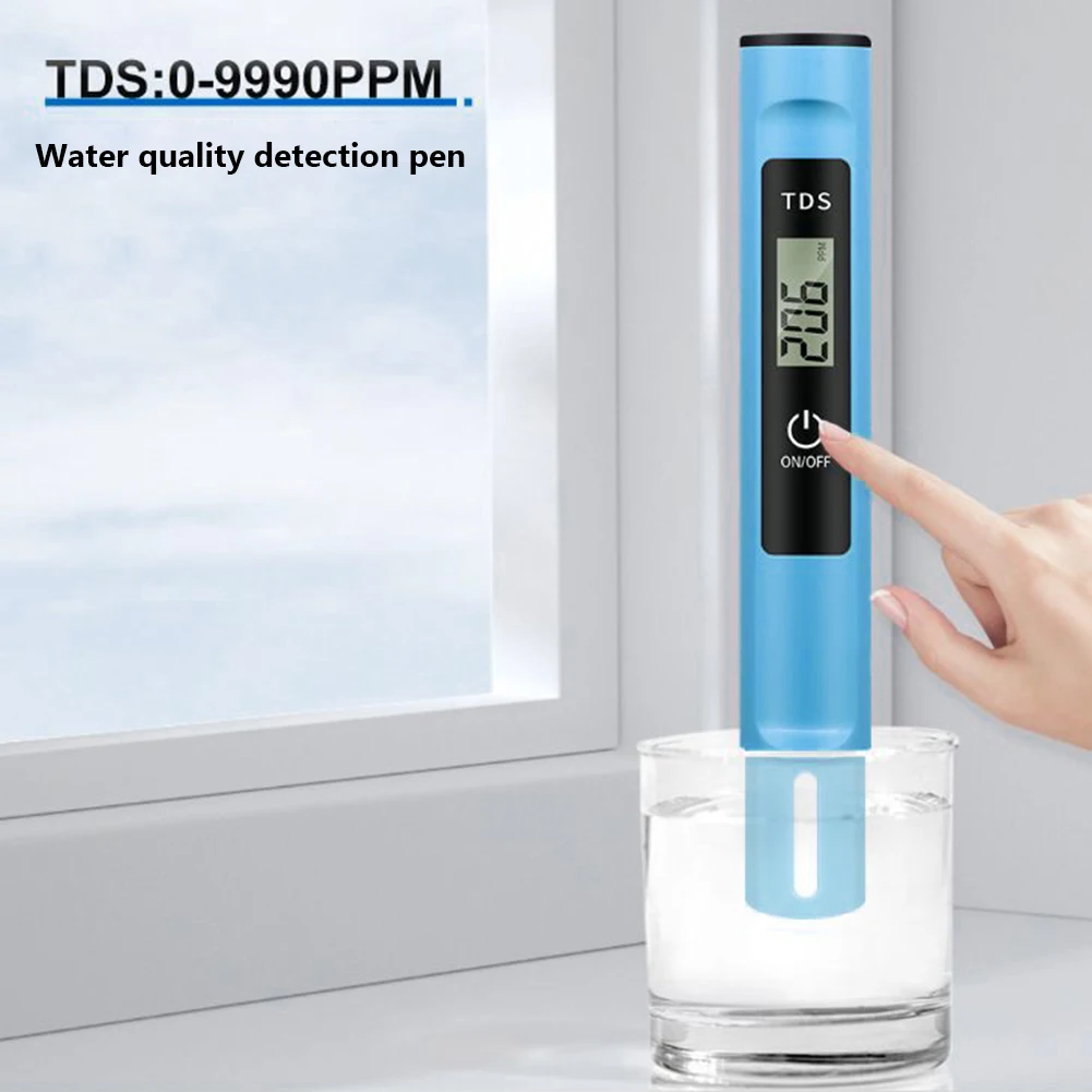 

Portable TDS Water Quality Test Pen High Precision LCD Display Display Water Purity Tester Meter Detection Analyzer for Aquarium