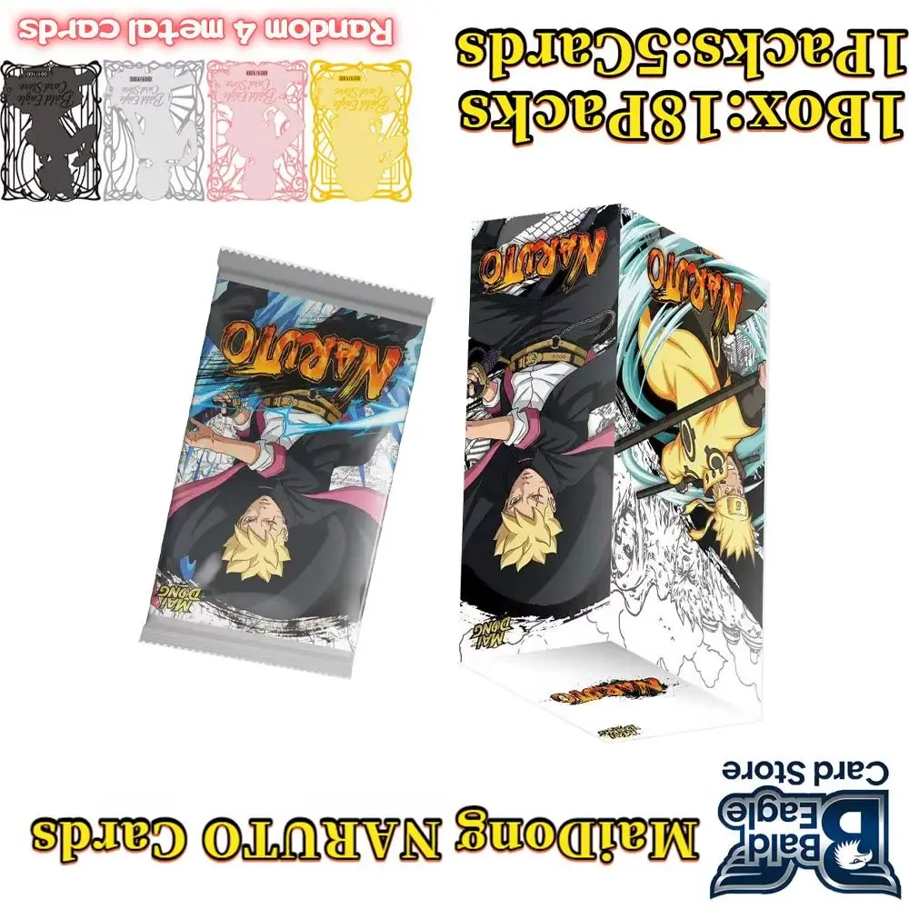 Фото Новые коллекционные карточки MaiDong Naruto 2026 года, английская версия, редкие аниме-карточки, игрушка для детей, праздничный подарок №1