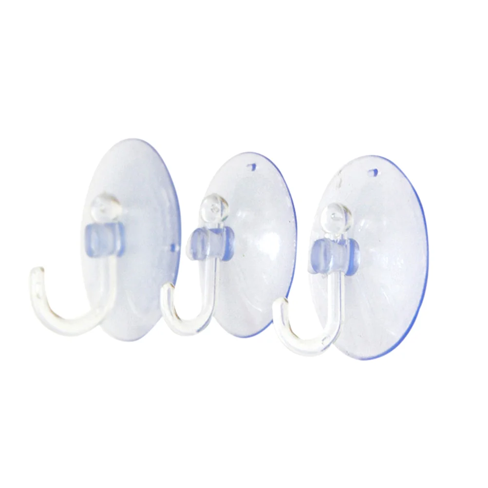 

24PCS Transparent Powerful Sucker Hook Traceless Silicone Wall Hook Hanger for Home Kitchen Bathroom