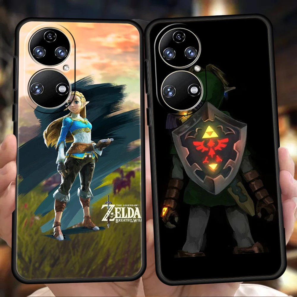 

BANDAI L-Legends Of The Zelda Phone Case for Huawei P20 P30 P50 Pro P20 P30 P40 Lite Y6 Y7 Y7A Y6P Y9S 2019 P Smart Z 2021 Soft