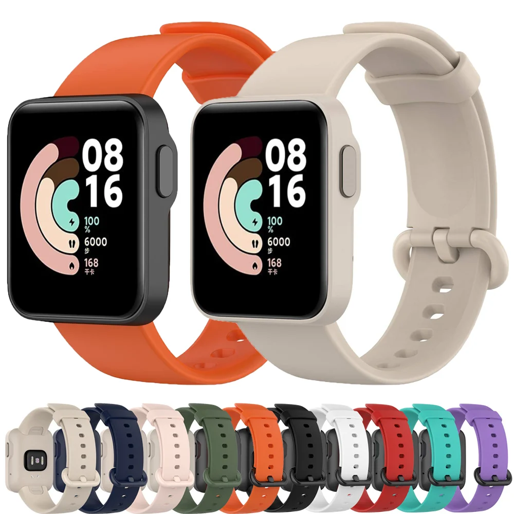 

Силиконовый ремешок для наручных часов Mi Watch Lite, сменный Браслет для XiaoMi Mi Watch Lite