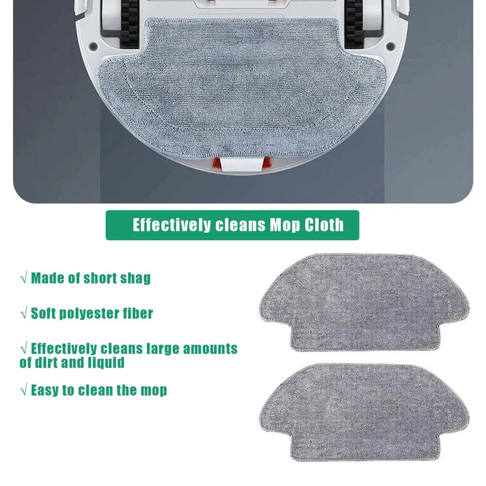 Комплект сменных аксессуаров для Xiaomi Mi Robot Vacuum S12/Mop 2S/Mop P/Mop Pro запасные части