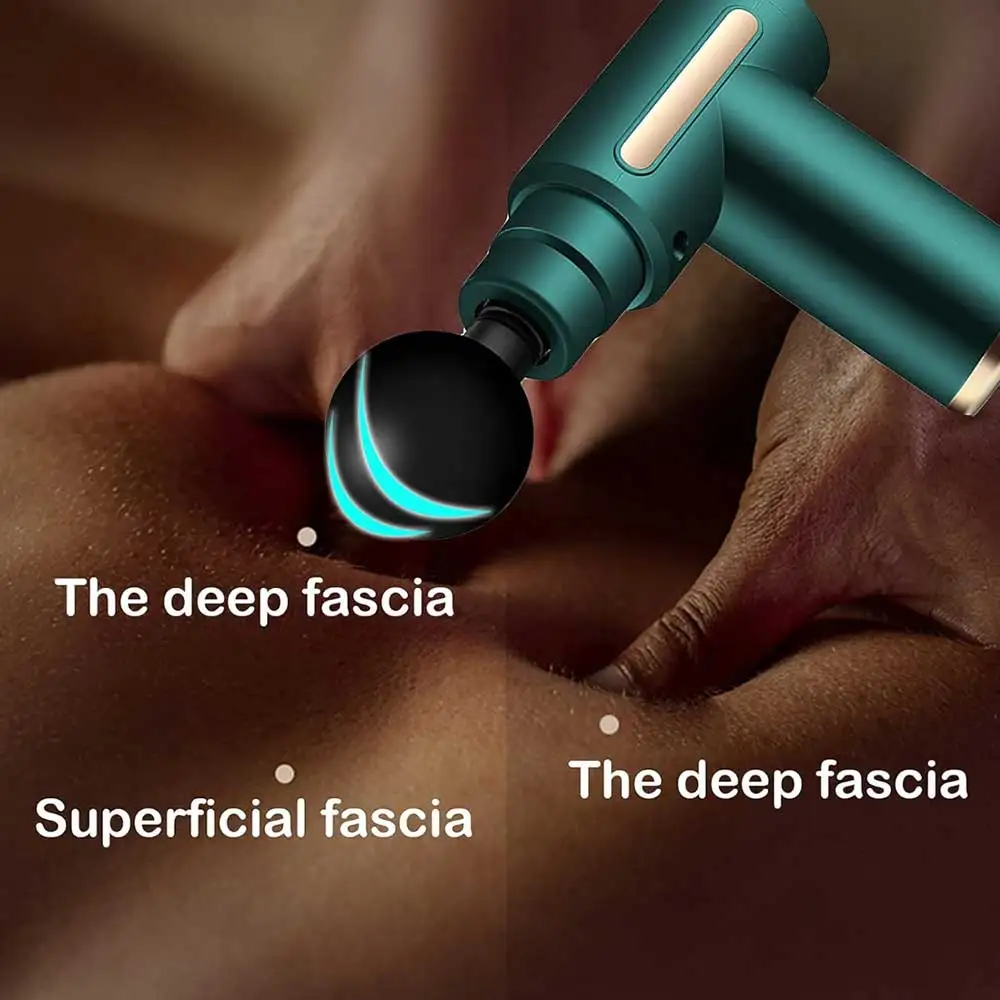 1 комплект фасциальный пистолет для массажа мышц ручной ударный массажер