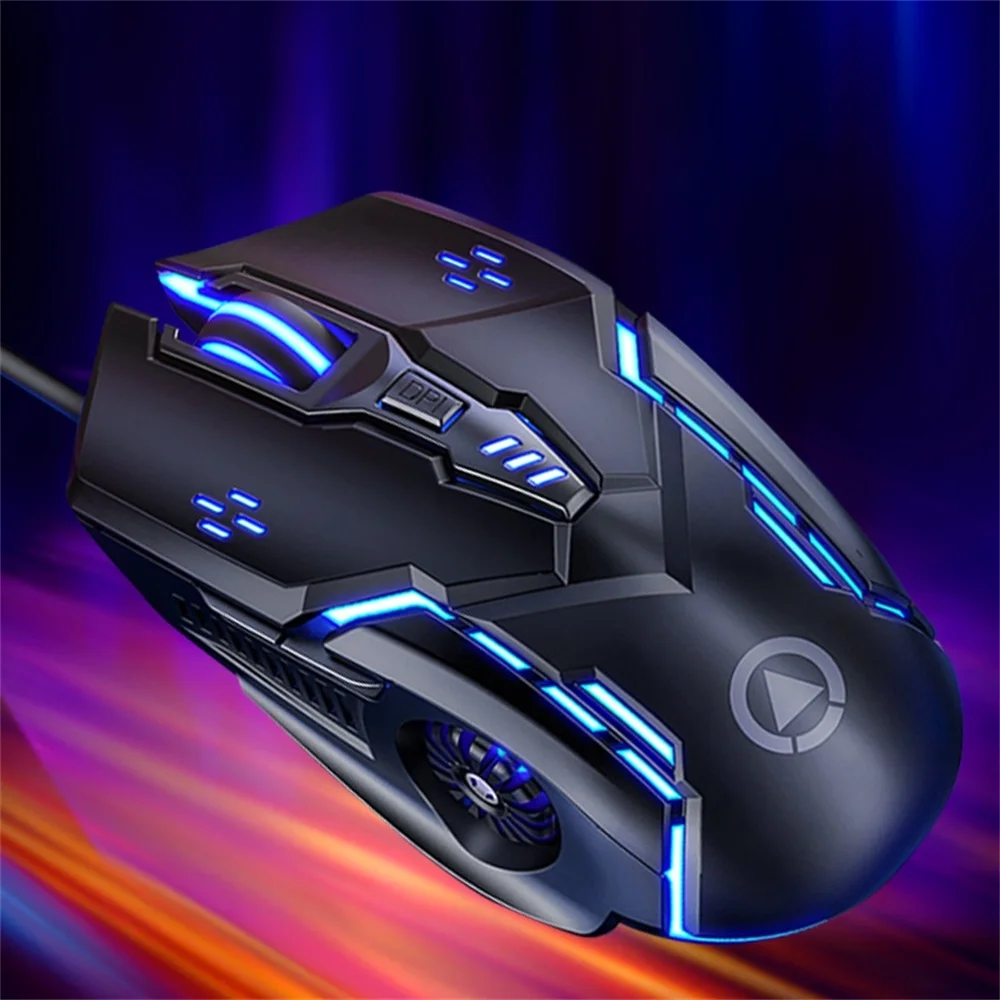 

Ergonomic Wired Gaming Mouse 6 Button RGB Silent Mause With Backlight For PC Laptop LED 3200 DPI USB Computer Gamer