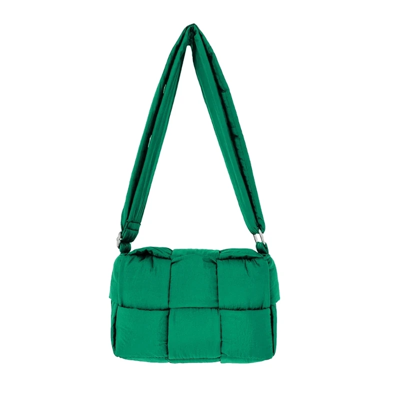 

Versatile Cotton Puffer Crossbody Bags Spacious Nylon Shoulder Bag for Everyday Use