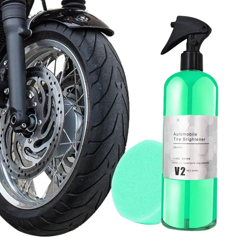 

Wet Tire Shine Spray Wheel Shine For Car Tires Car Care Agent With Deep Nourishment And Durable Protection Tire Coating For Cars