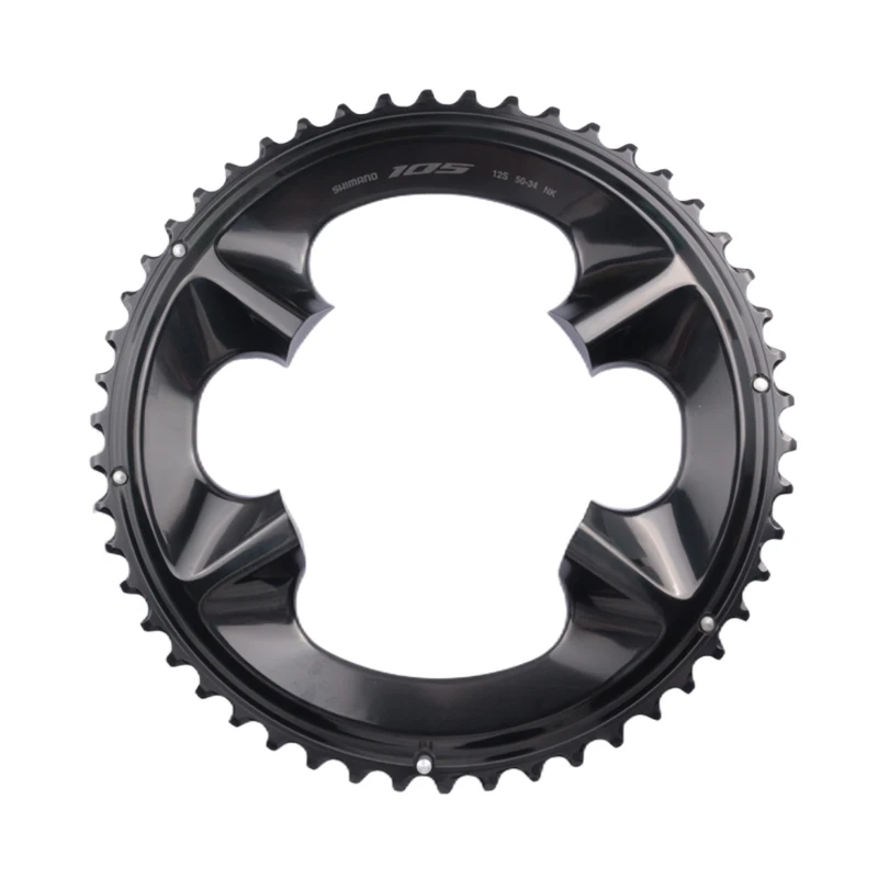Фото Shimano 105 R7100 ULTEGRA R8100 12 скоростная Звездочка 50T/34T/52T/36T 12s для дорожного велосипеда R7100 R8100 1 шт. оригинальная Корона №2